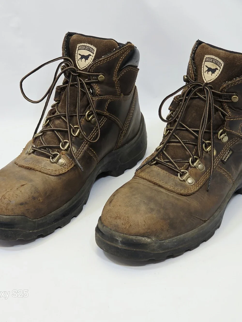 Irish Setter Steel Toe Waterproof Leather Work Boots Men’s 8.5 EE